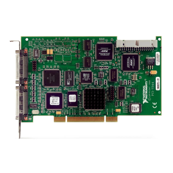 National Instruments 7344 Series User Manual