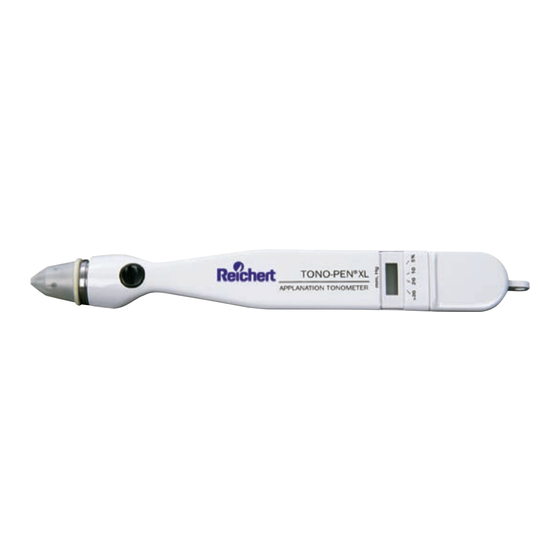 Reichert TONO-PEN XL User Manual