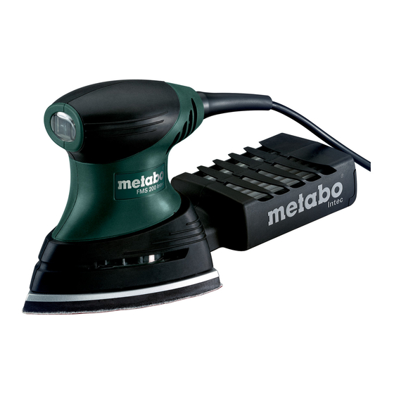 Metabo FMS 200 Intec Original Instructions Manual