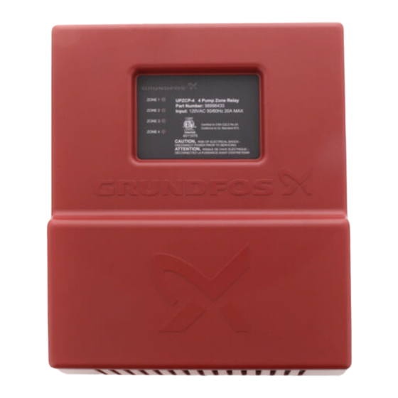 Grundfos UPZCV-3 Installation And Operating Instructions Manual