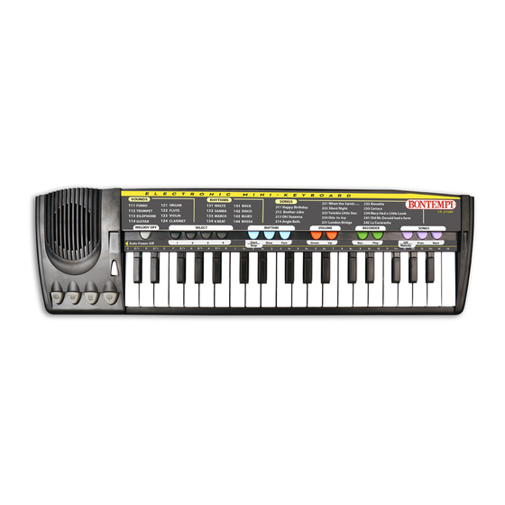 Bontempi 15 3100 Manual