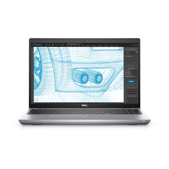 Dell Precision 3561 Setup And Specifications