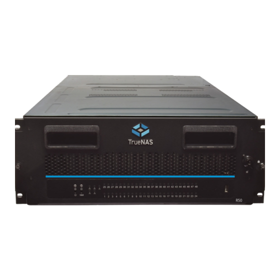 iXsystems TrueNAS R Series Basic Setup Manual