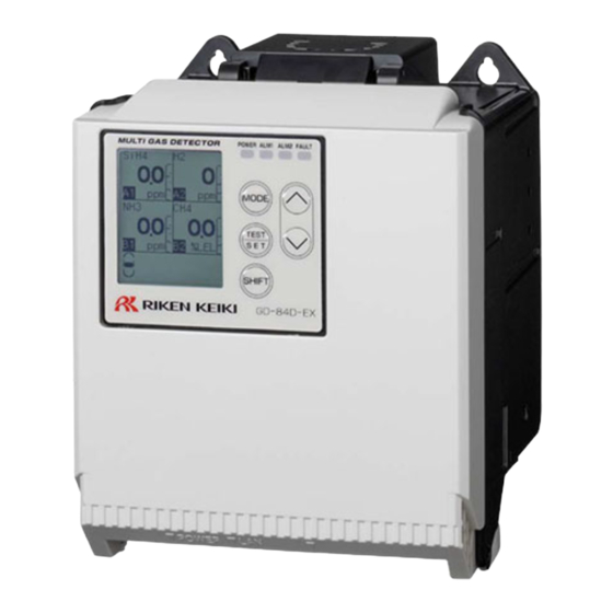 User Manuals: Riken Keiki GD-84D-EX Series Head