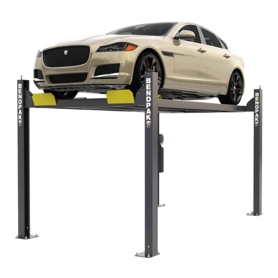 BendPak HD-7W Service Manual