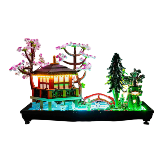 LIGHT MY BRICKS LEGO TRANQUIL GARDEN 10315 Installation Manual