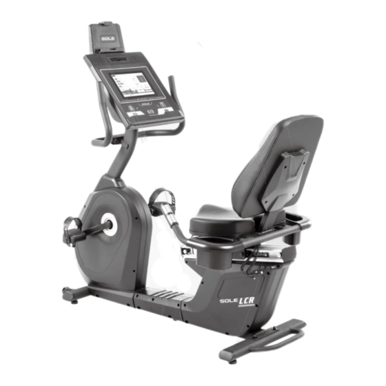 Sole Fitness LCB UPRIGHT Owner's Manual