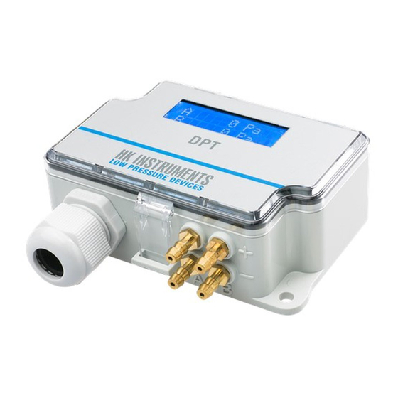 HK Instruments DPT-Dual-MOD-AHU Series Installation Instructions