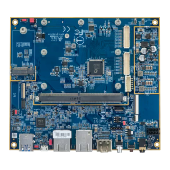 VIA Technologies SOM-5000 Quick Start Manual