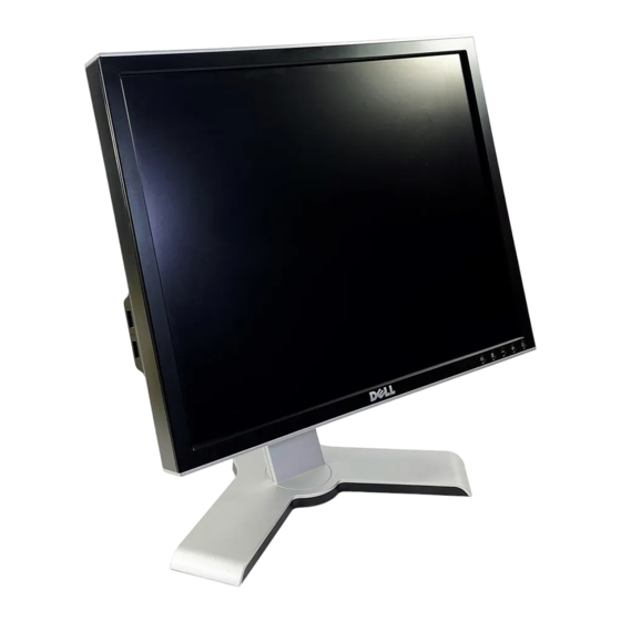 Dell UltraSharp 2007FP Setup Manual