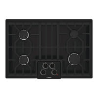 Bosch NGM5054UC - 500 Series - 30in Gas Cooktop Use And Care Manual