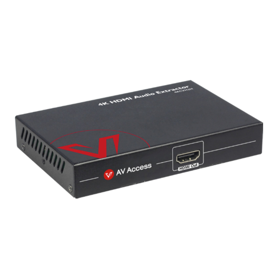 AV Access 4KCVH2H User Manual