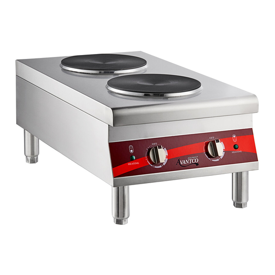 Avantco 177CER200 User Manual