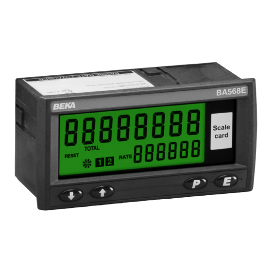 BEKA BA568E Manual