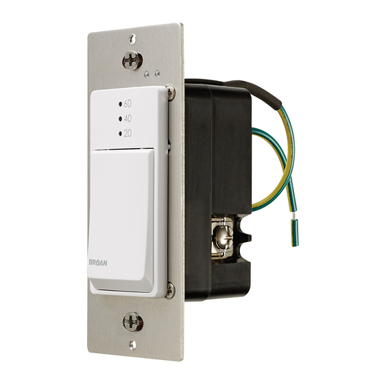 NuTone CD60W Quick Start Manual