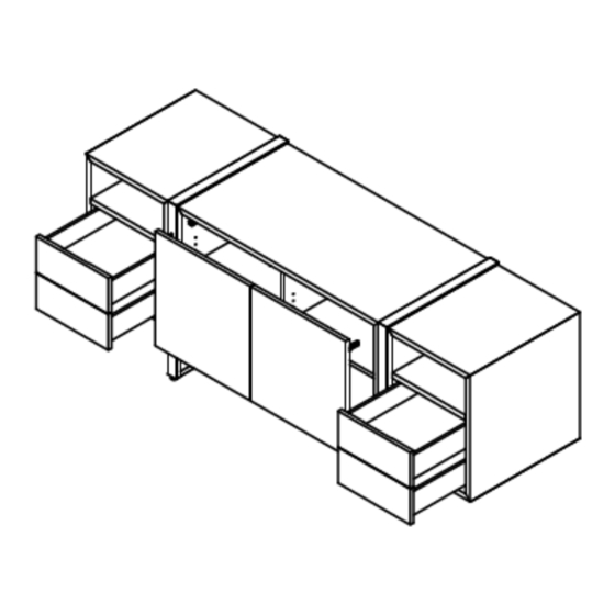 DATESWEISER Highline Credenza Instructions Manual