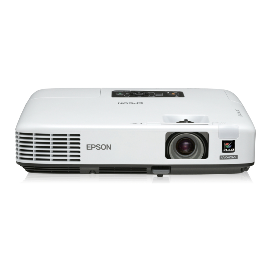 Epson 1735W - PowerLite WXGA LCD Projector Manuals
