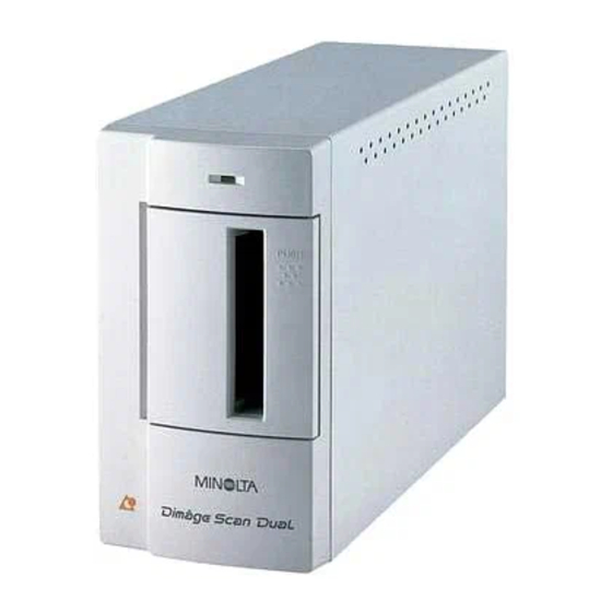 Minolta Dimage scan dual User Manual