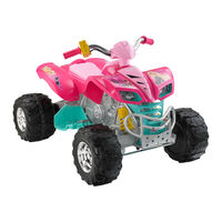 Barbie POWER WHEELS P5066 Owner's Manual & Assembly Instructions