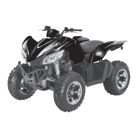 Arctic Cat 2012 XC 4501 Operator's Manual