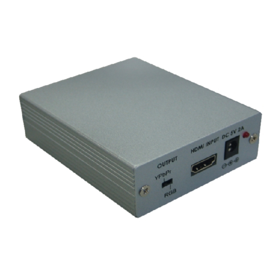 Converters.TV 661 Operation Manual
