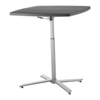 National Public Seating Café Time Adjustable Height Table CTT3042 Assembly Instructions