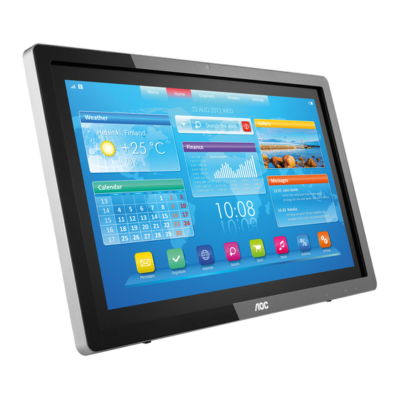 AOC A2072PWH User Manual