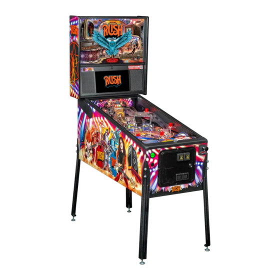 Stern Pinball RUSH Service And Operation Manual