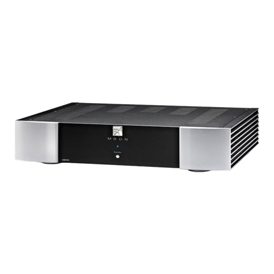 Simaudio moon 400M Neo Series Owner's Manual