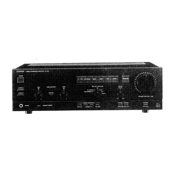 Luxman LV-102 Service Manual