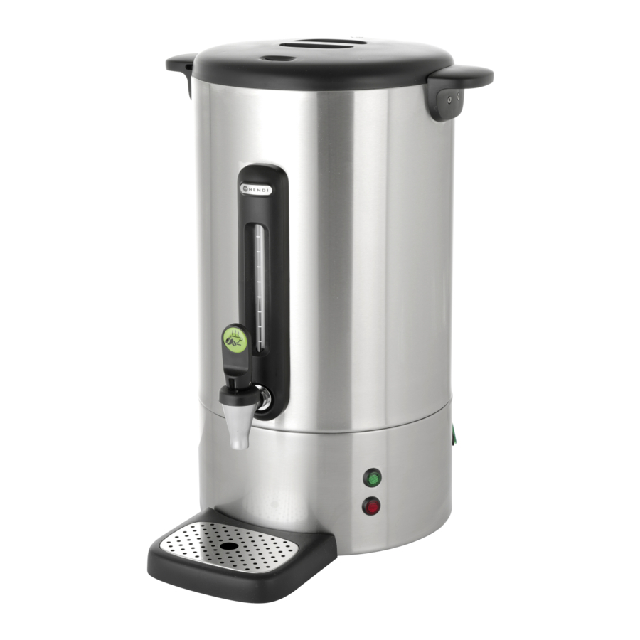 HENDI 211434, 211441, 211472, 211489 - PERCOLATOR Manual