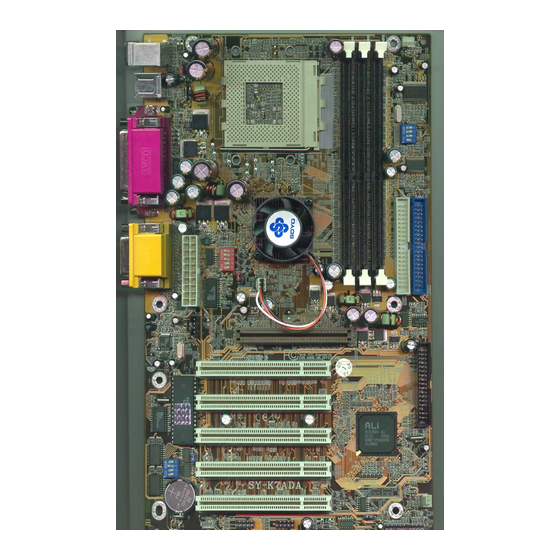 SOYO SY-K7ADA User Manual