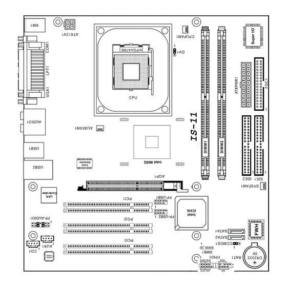Abit IS-10 Intel Pentium 4 System Board Socket 478 Manuals