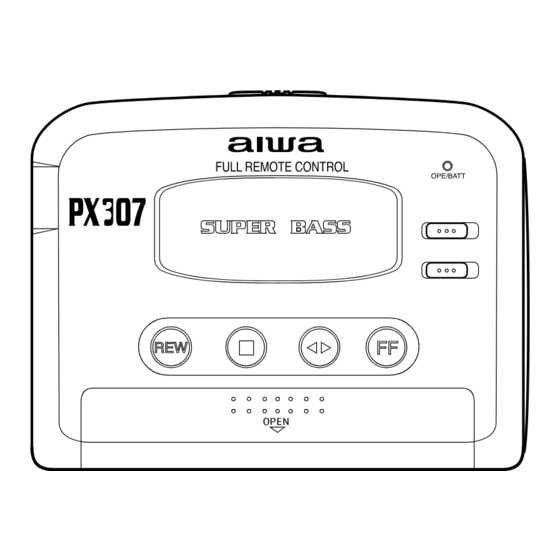 Aiwa HS-PX307 Service Manual