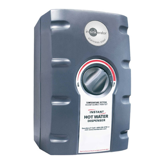 InSinkErator HOT100 Installation And Replacement Instructions