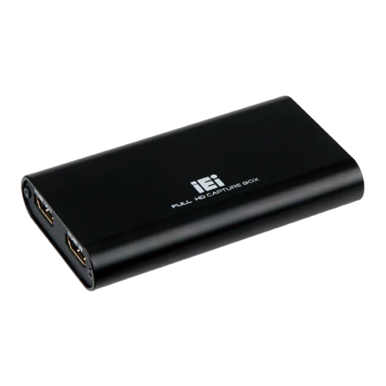 IEI Technology HDB-301R Quick Installation Manual