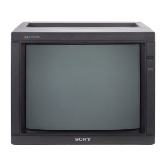 Sony PVM-2530 Manuals