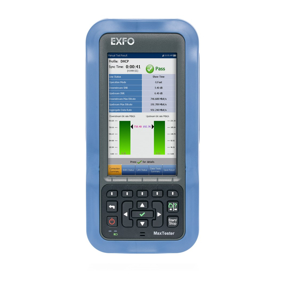 EXFO MaxTester 635G User Manual