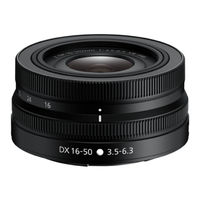 Nikon NIKKOR Z DX 16-50mm f/3.5-6.3 VR User Manual