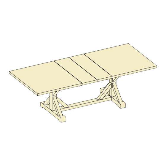 Unfinished Furniture of Wilmington T-4272 A Series Assembly Instructions Manual