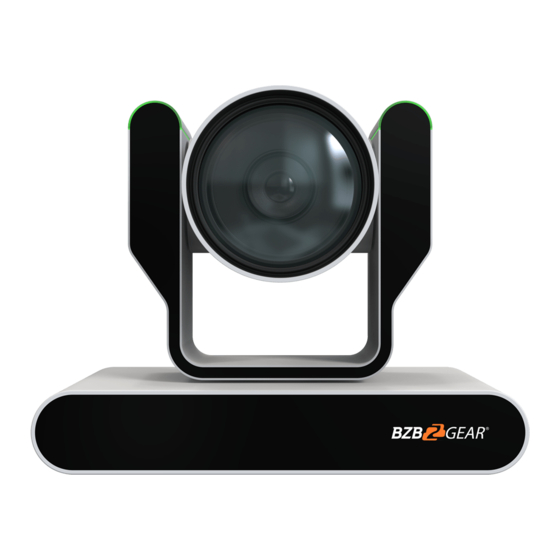 BZBGEAR BG-ADAMO-4K UHD PTZ Camera Manuals