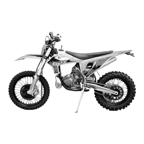 GPX MOTO GPX300r TSE Owner's Handbook Manual