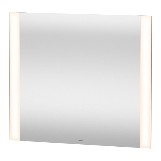 DURAVIT LM7865000000000 Mounting Instructions