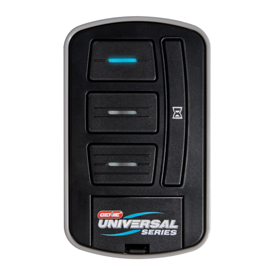 Genie Universal Series, GUWWC Manual