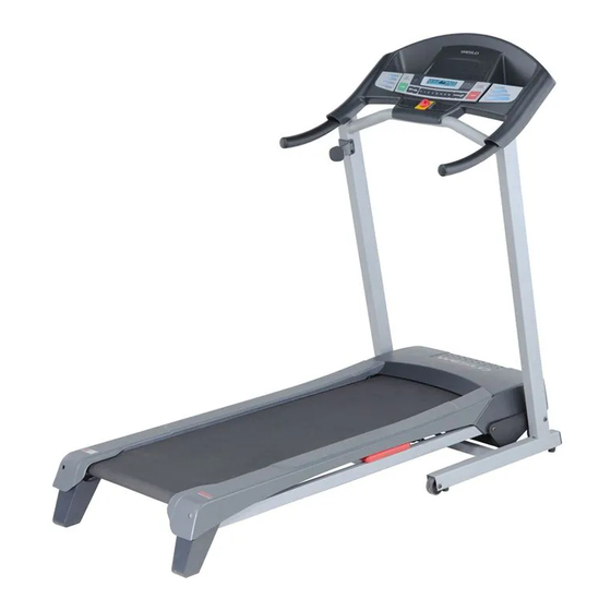 Weslo Cadence 21.0 Cwl Treadmill Manuale D'istruzioni