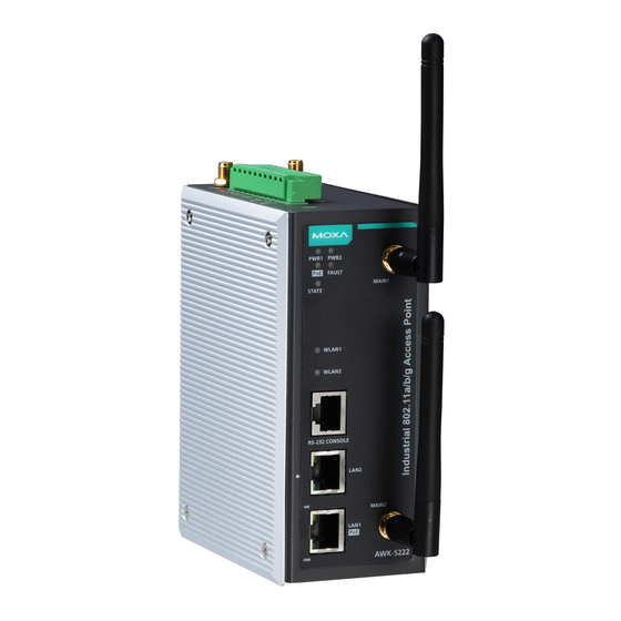 Moxa Technologies awk-5222 Quick Installation Manual