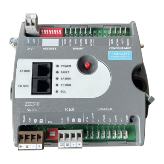 Johnson Controls SE-ZEC510-1 Installation, Operation And Maintenance Manual