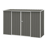 Pinnacle Outdoor GardenSHED 3.0m Skillion Series Assembly Instructions Manual