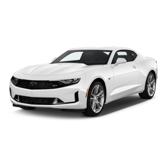 Chevrolet Camaro 2019 Sports Car Manuals