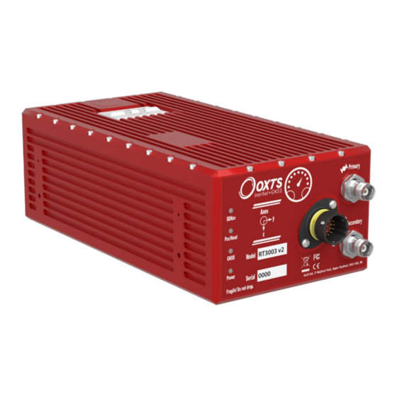 OXTS RT Series User Manual